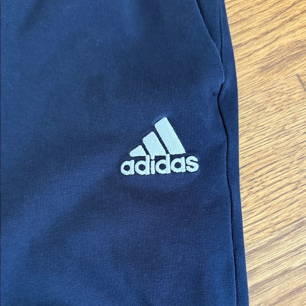 Women’s Adidas Dark Blue Joggers with Logo - Picture 2 of 8